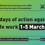 Five days of action against unsafe work 1-5 March