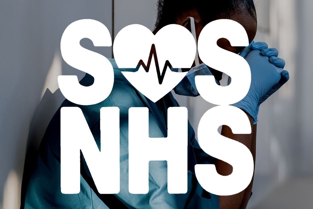 The SOS NHS logo