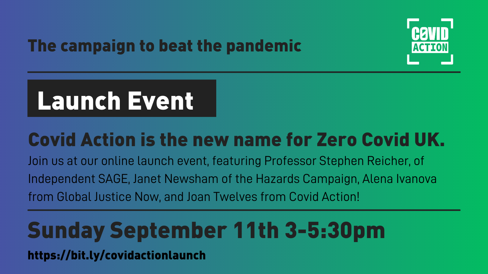 A banner image advertising the event described in the below post